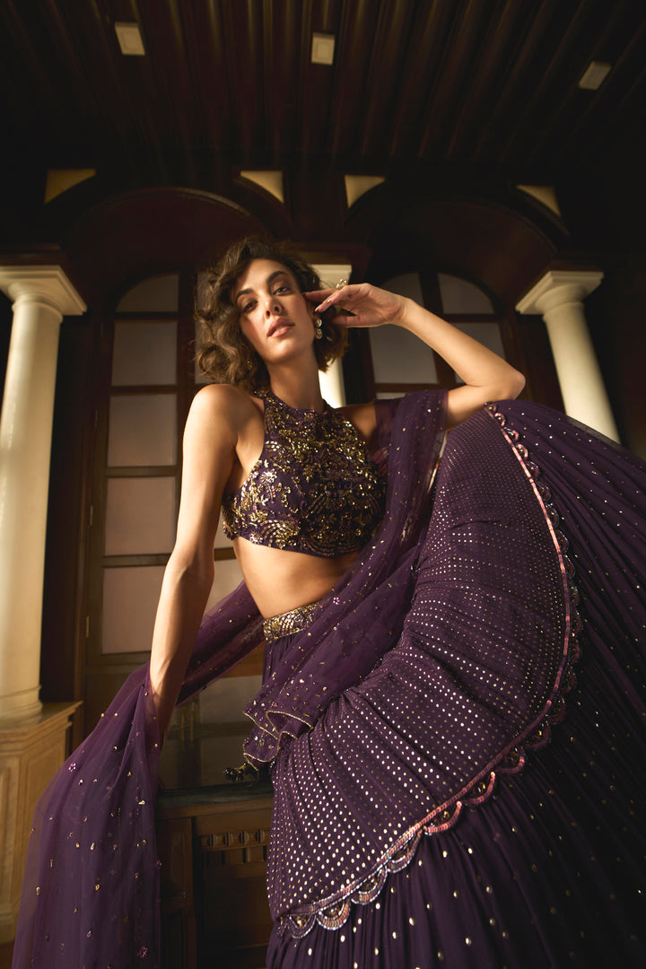 Purple Lehenga