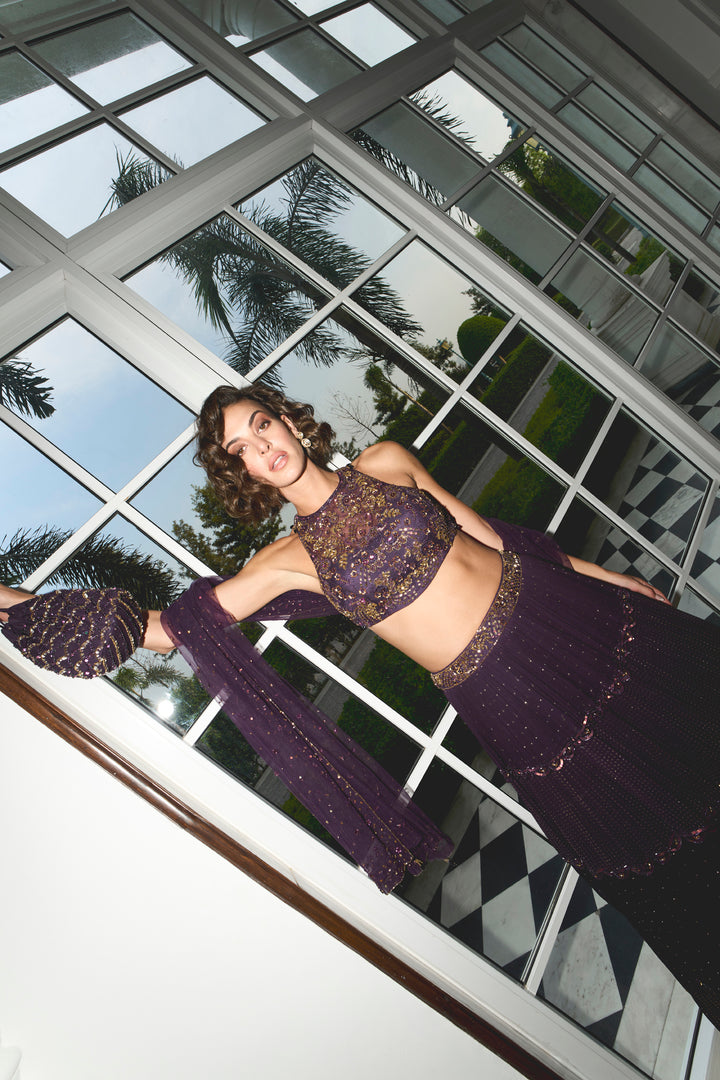 Purple Lehenga