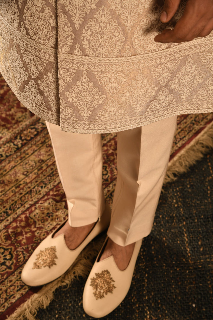 Rose Gold Heirloom Sherwani: A Timeless Celebration Of Luxury