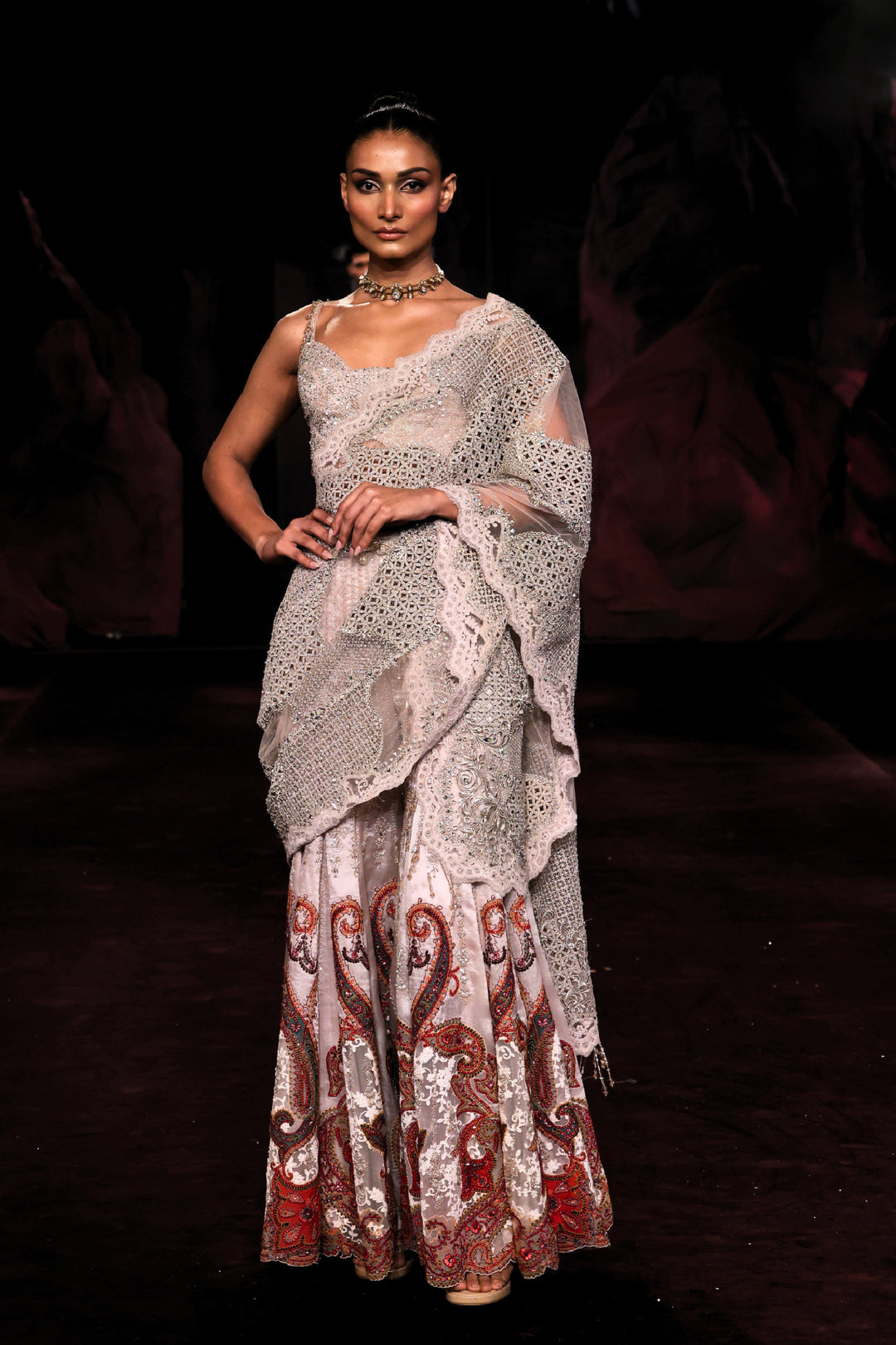 Mrinalika Sharara Set