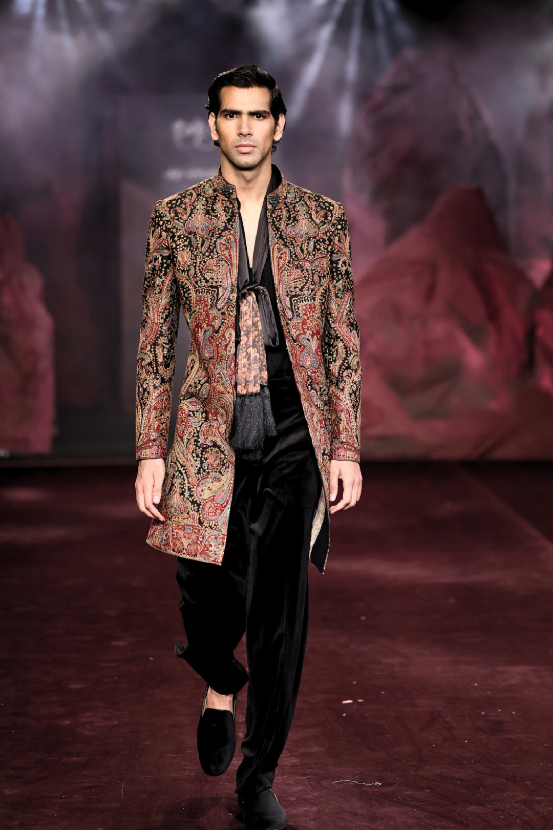 Ebon Sherwani Set