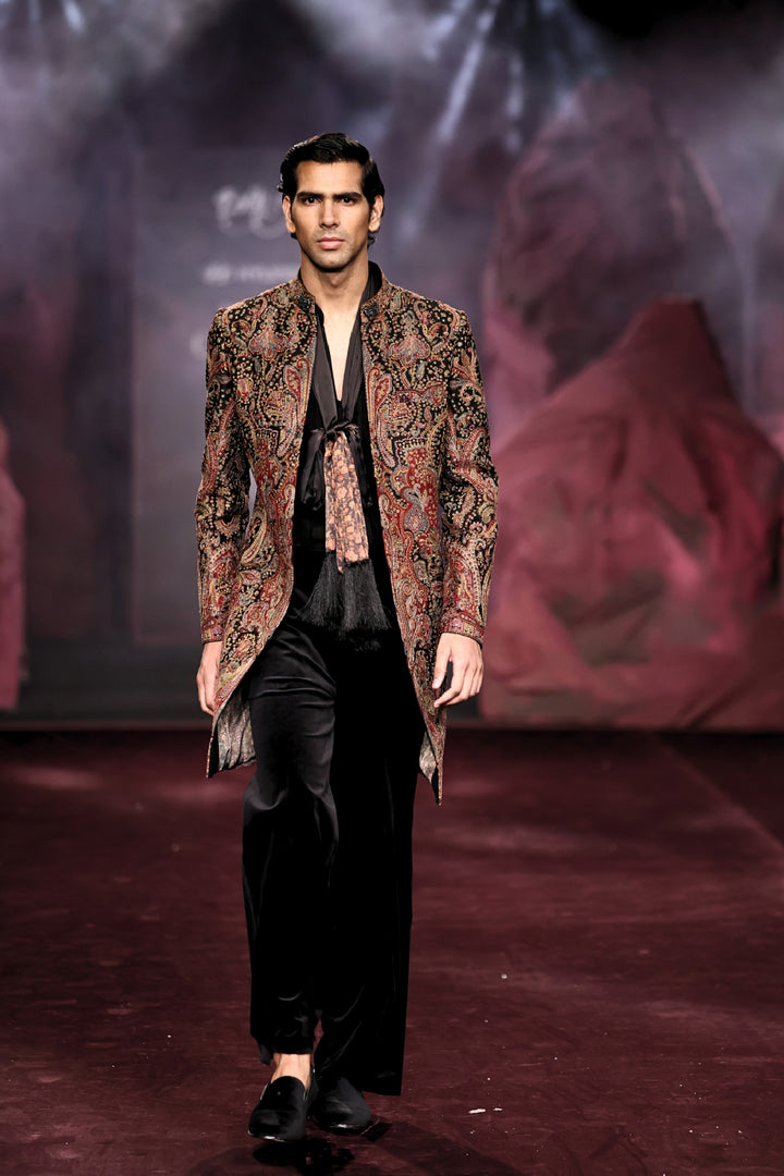 Ebon Sherwani Set