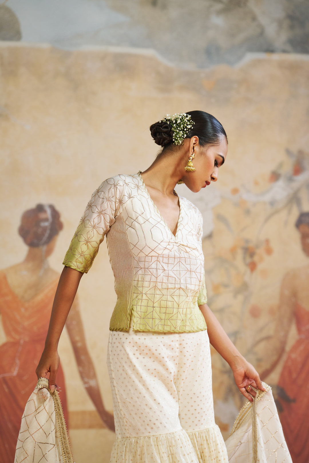 Green Kedia Set