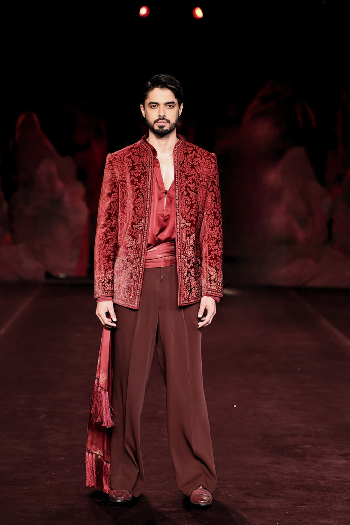 Chandravardhan Jacket Set