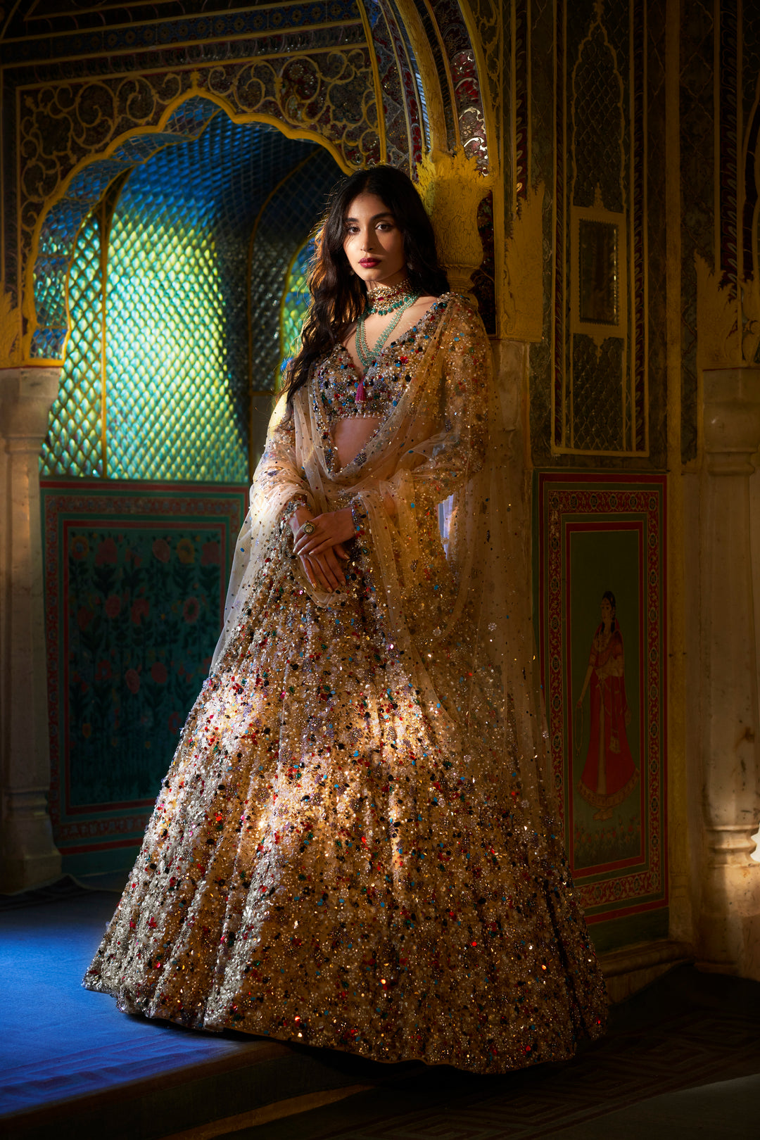 Jewelled Lehenga Set