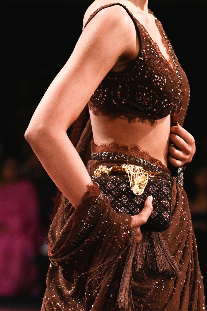 Mocha Noor Saree