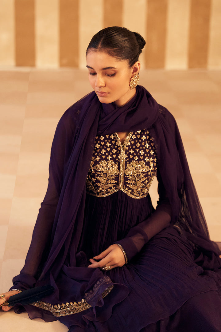 Anjum Short Anarkali Set