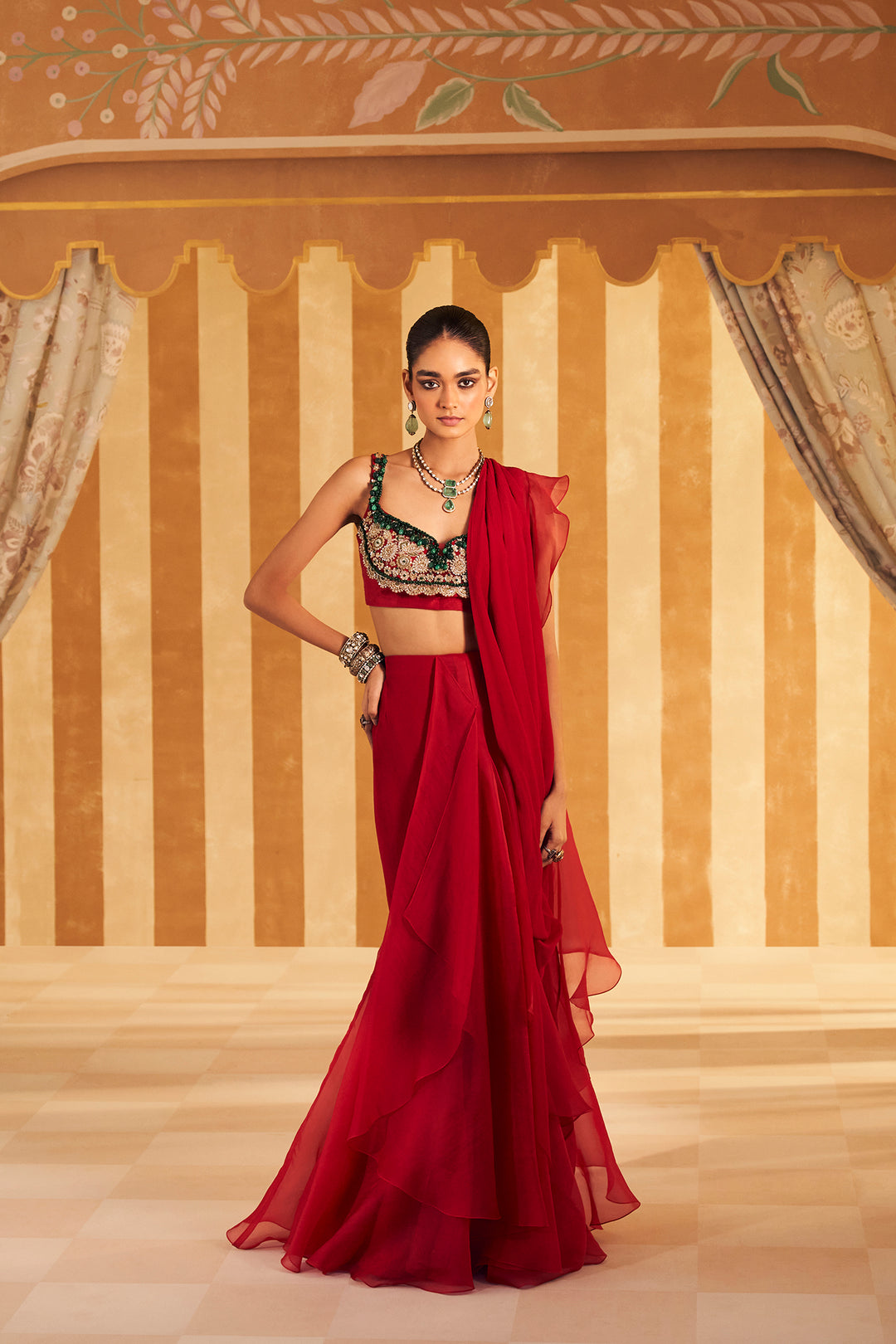 Chashm Saree Set
