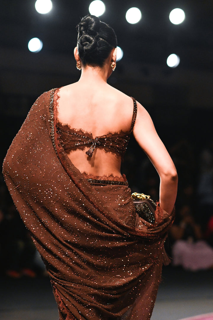 Mocha Noor Saree