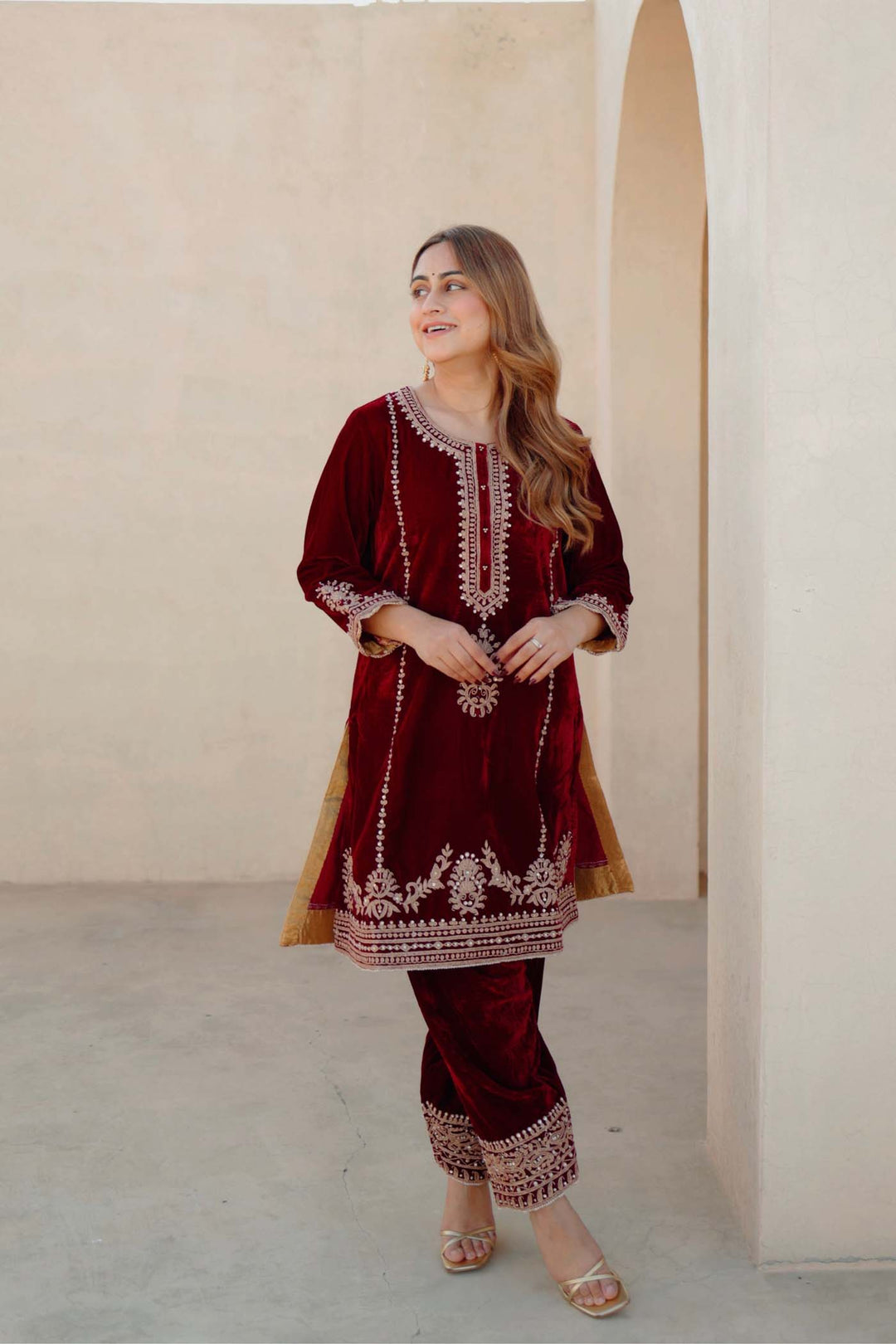 Asiyah - Short Kurta With Salwar