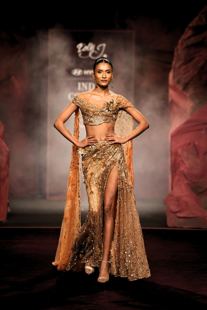 Kanak Lehenga Saree