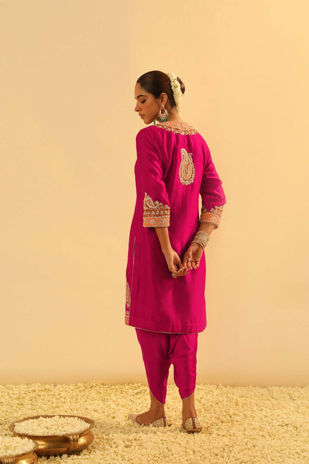 Anjum - Short Kurta With Dhoti