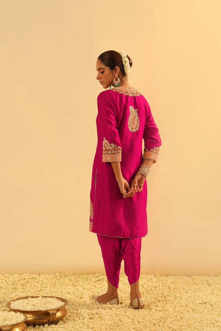 Anjum - Short Kurta With Dhoti
