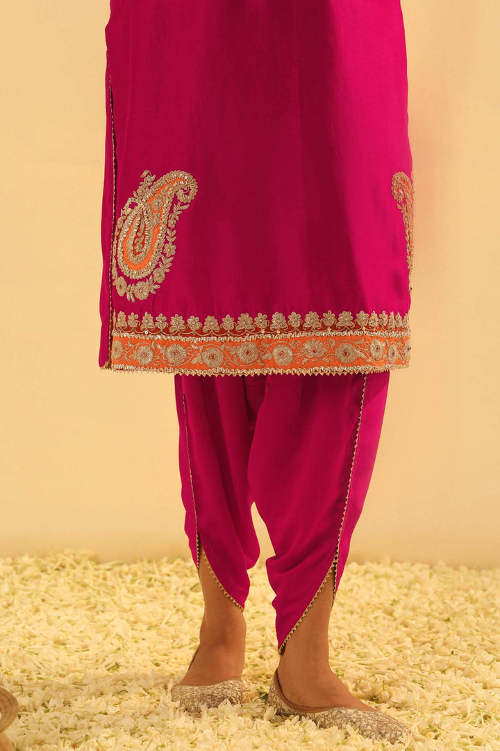 Anjum - Short Kurta With Dhoti