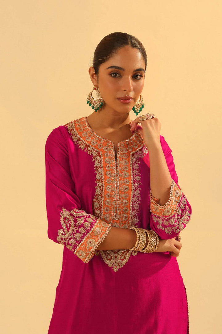 Anjum - Short Kurta With Dhoti