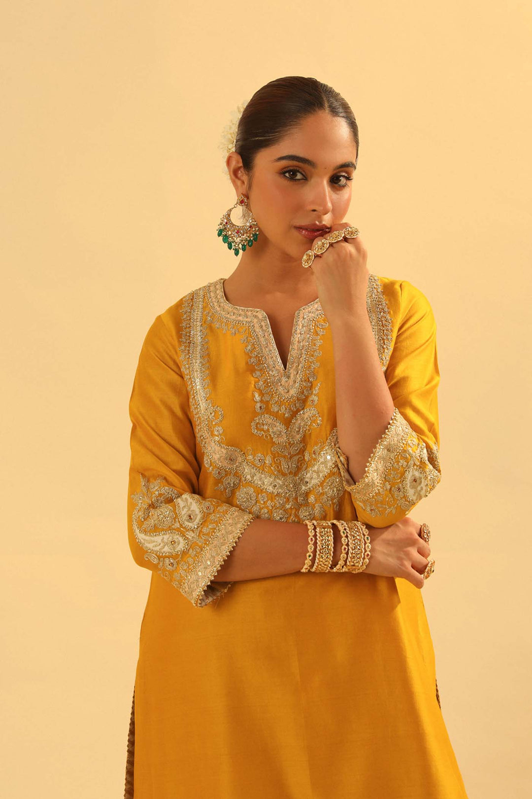 Aashna - Short Kurta With Dhoti