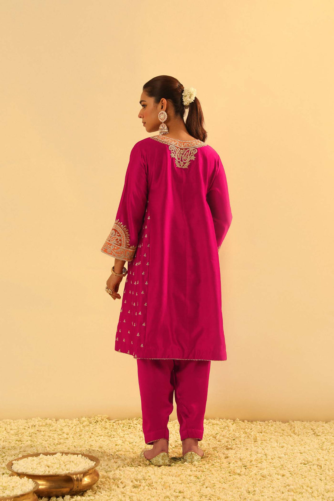 Falisha - Short Kalidaar Chauga With Salwar