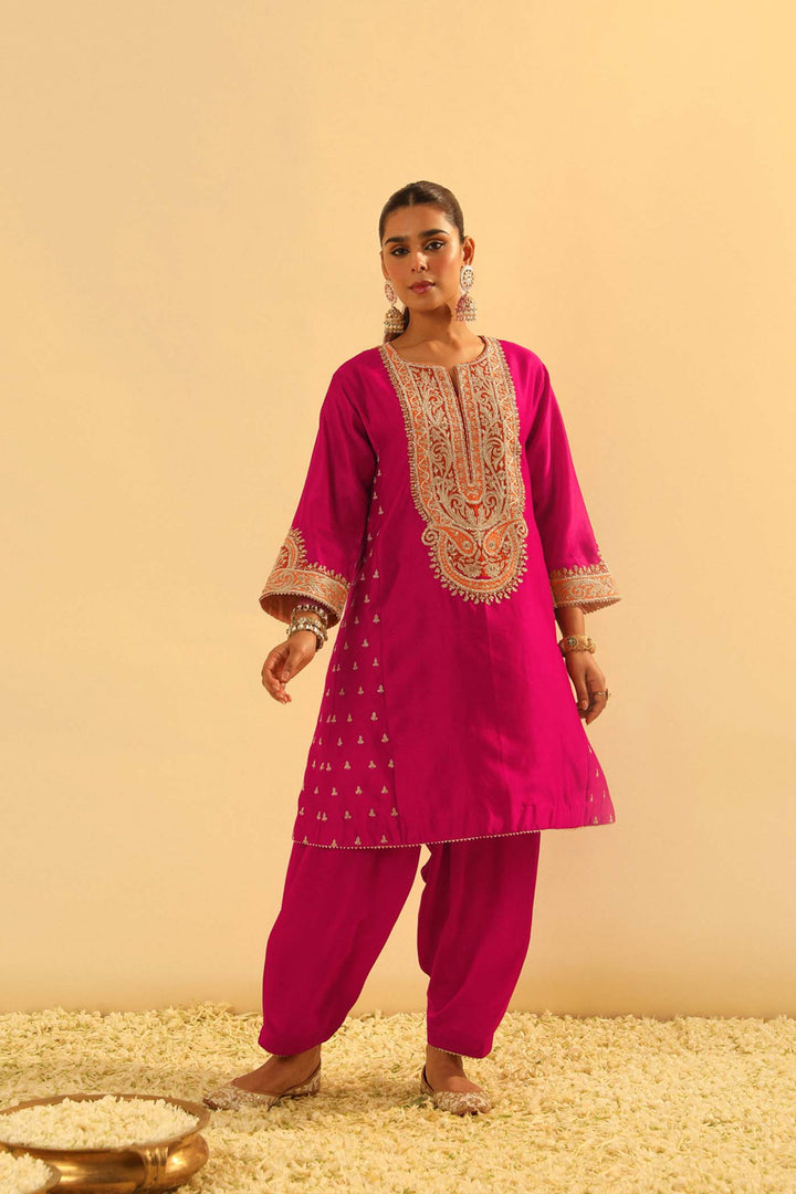 Falisha - Short Kalidaar Chauga With Salwar