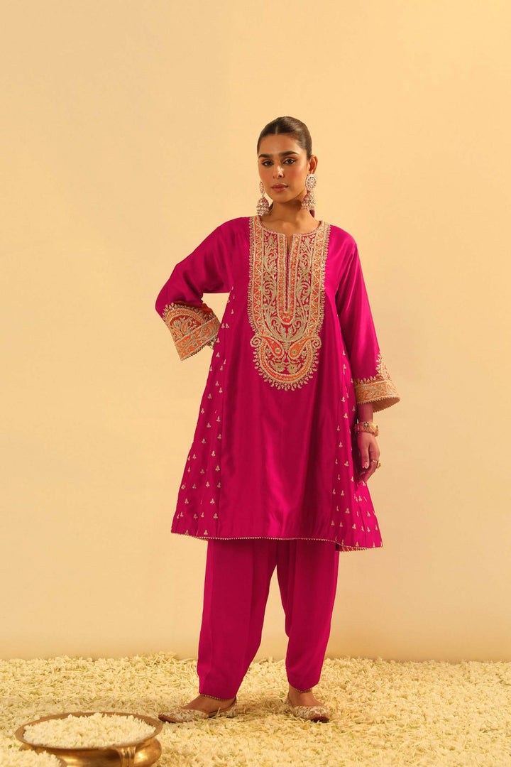 Falisha - Short Kalidaar Chauga With Salwar