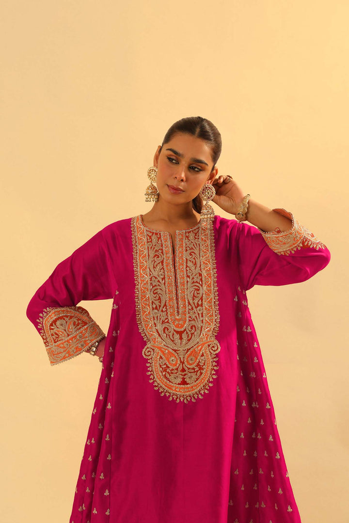 Falisha - Short Kalidaar Chauga With Salwar