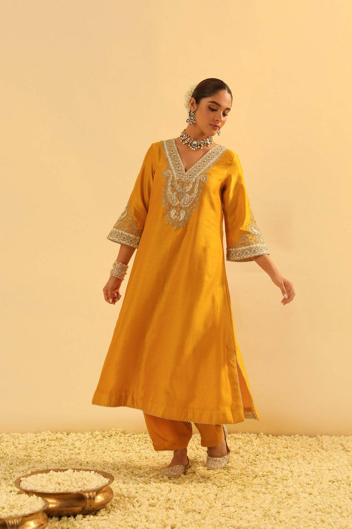 Shazana - Long A-Line Chauga With Salwar