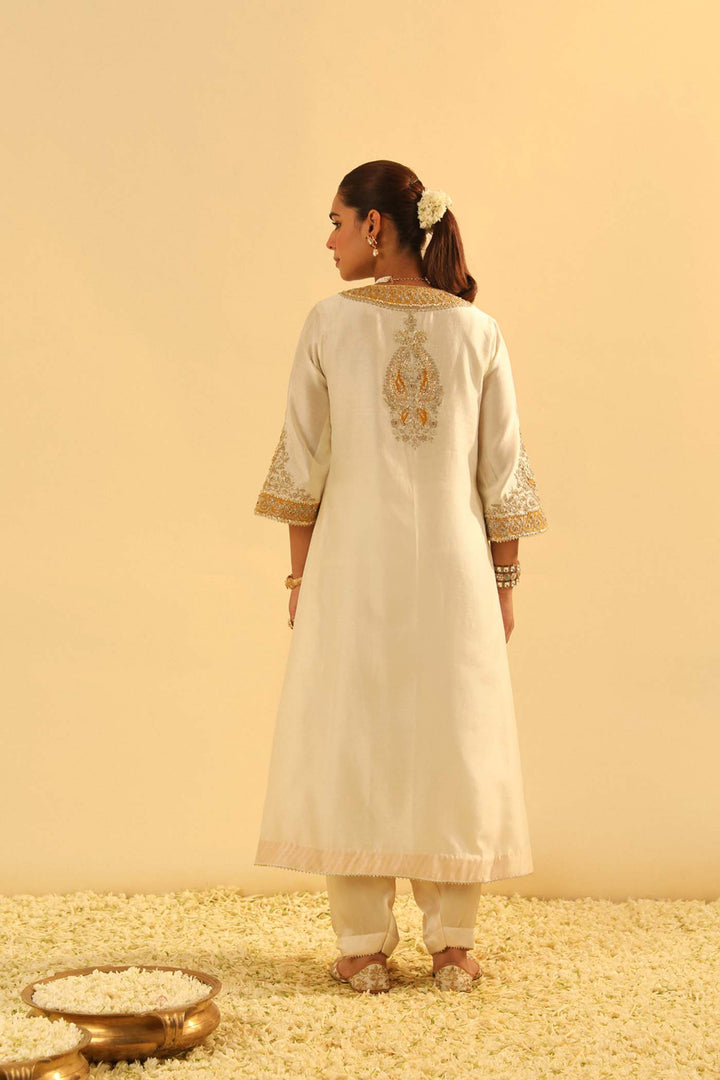 Shazana - Long A-Line Chauga With Salwar