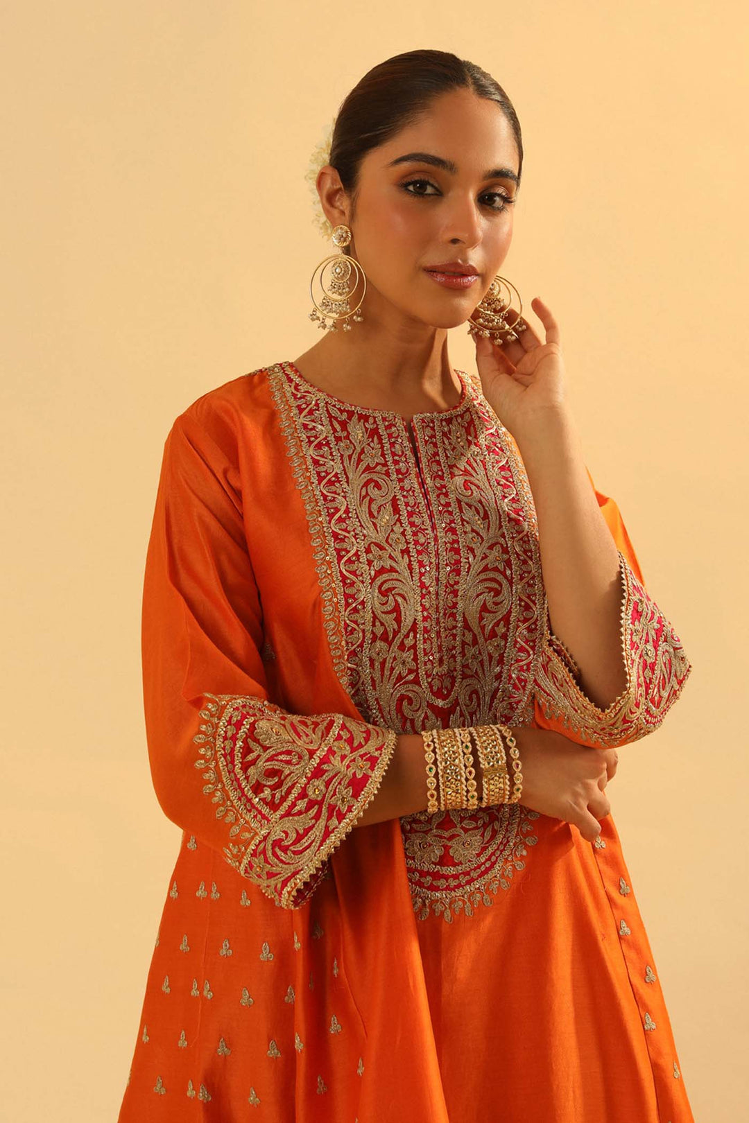 Falisha - Short Kalidaar Chauga With Salwar