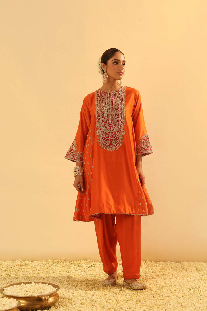 Falisha - Short Kalidaar Chauga With Salwar