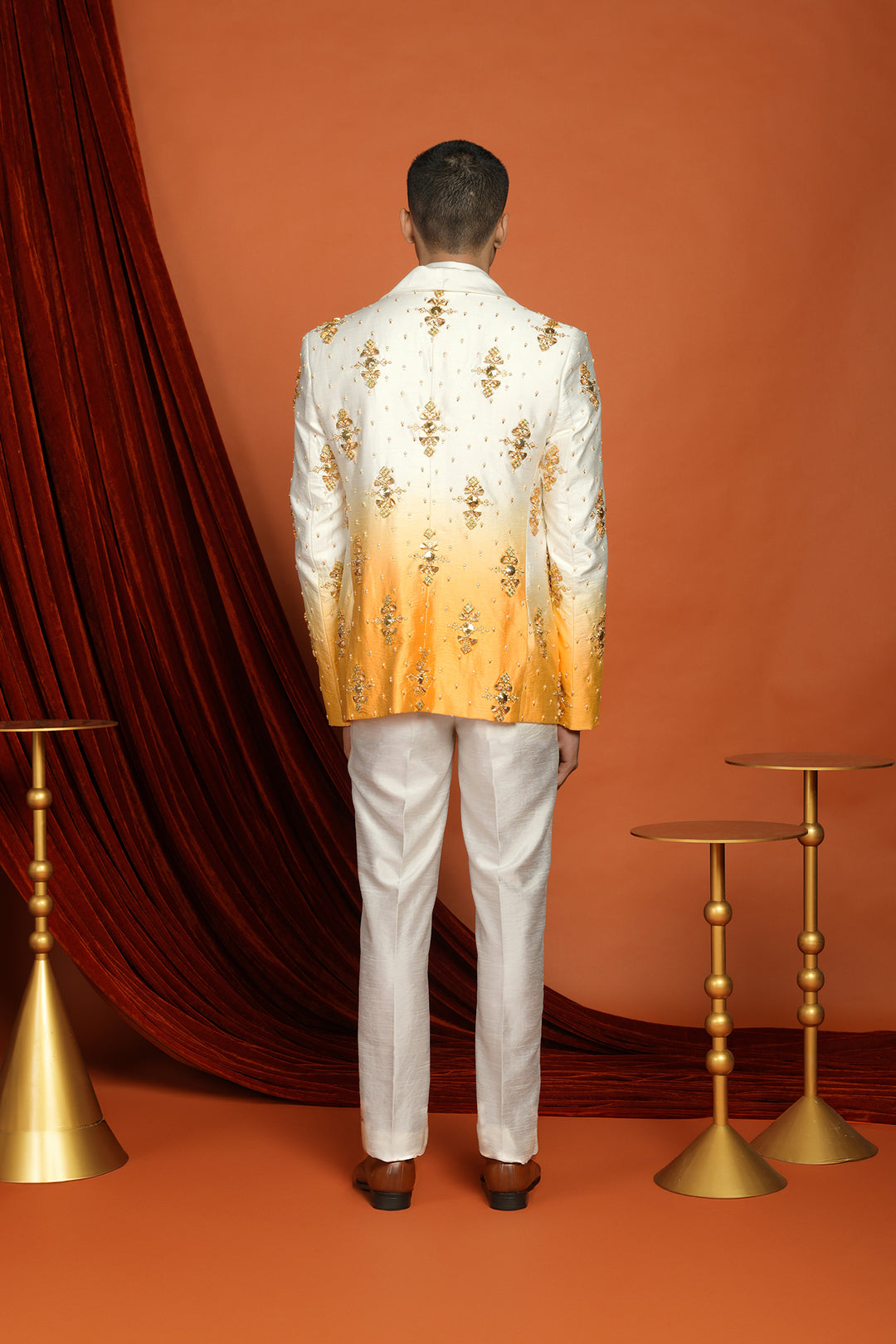 Kai - Yellow Ombré Blazer Set