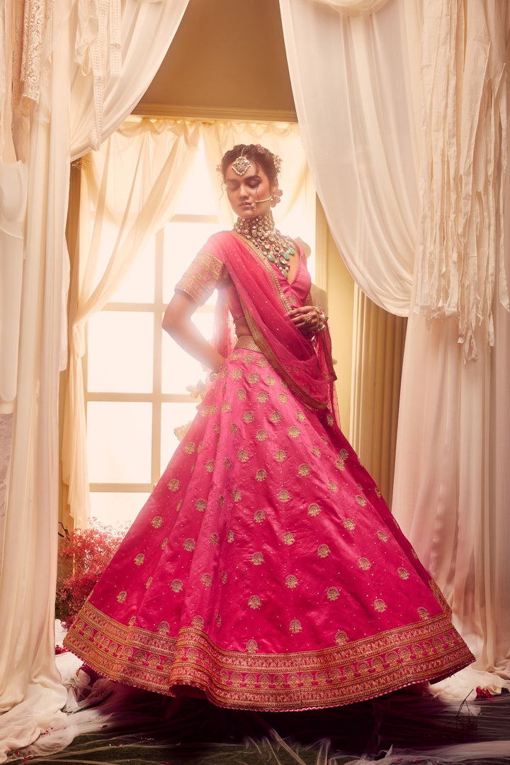Evelyn Banarasi Lehenga Set