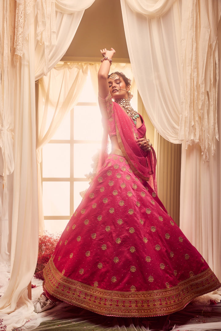 Evelyn Banarasi Lehenga Set