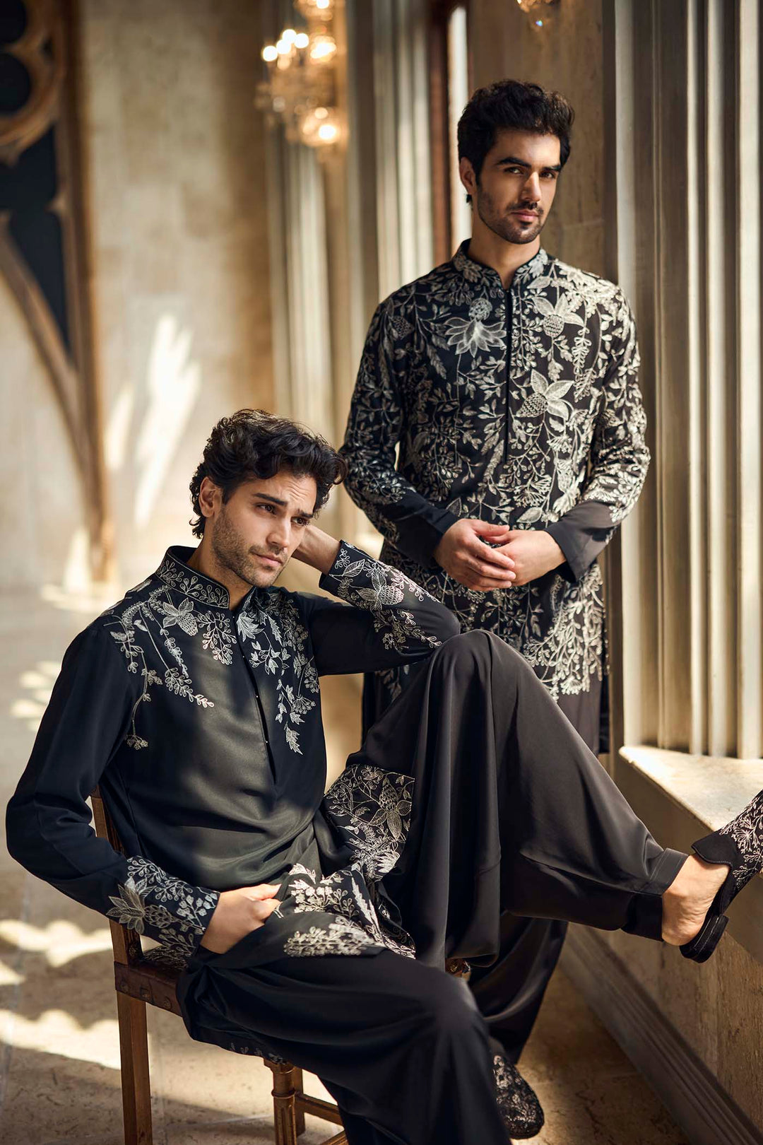 Black & Silver Bundi Set