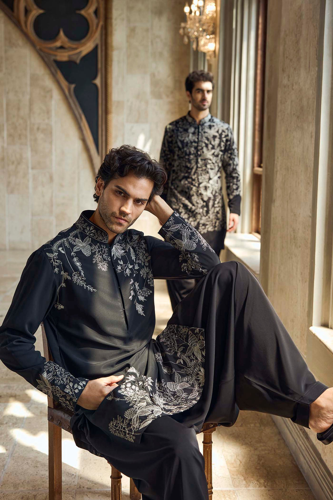 Black & Silver Bundi Set