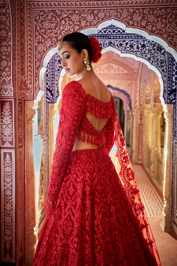 Red Lehenga Set