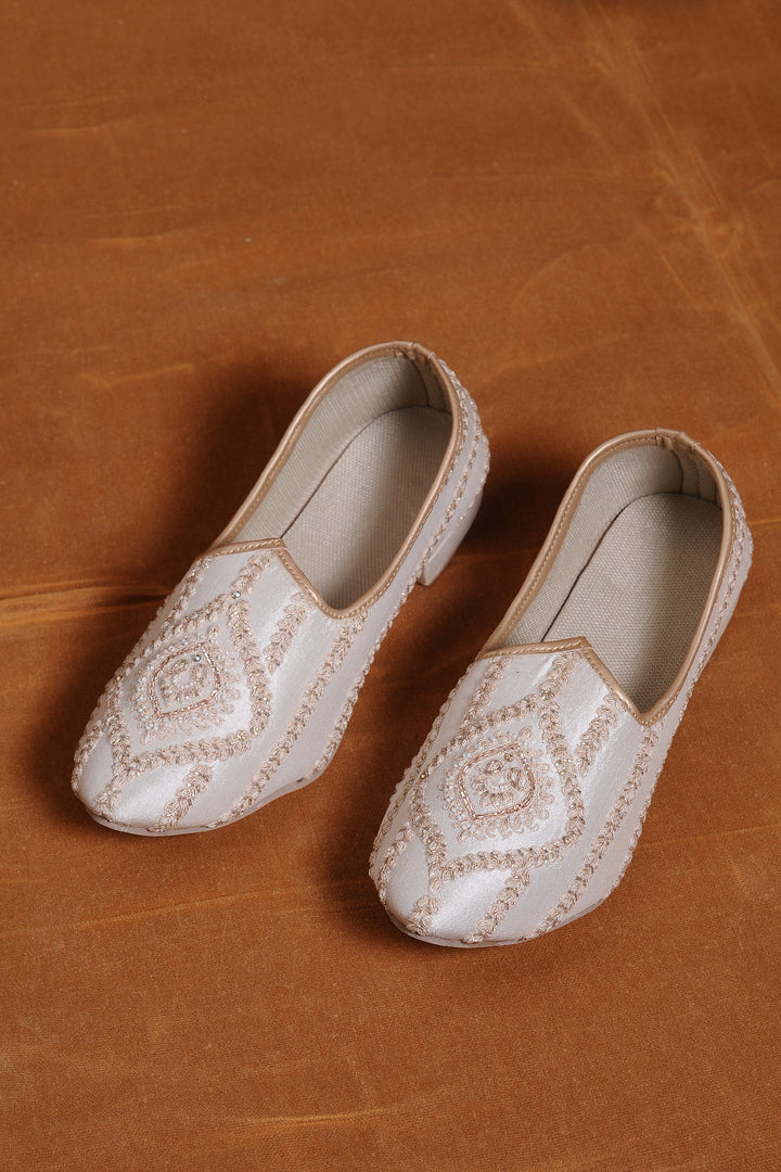 Ivory Tafetta Sherwani With Monga Silk Kurta And Churidar