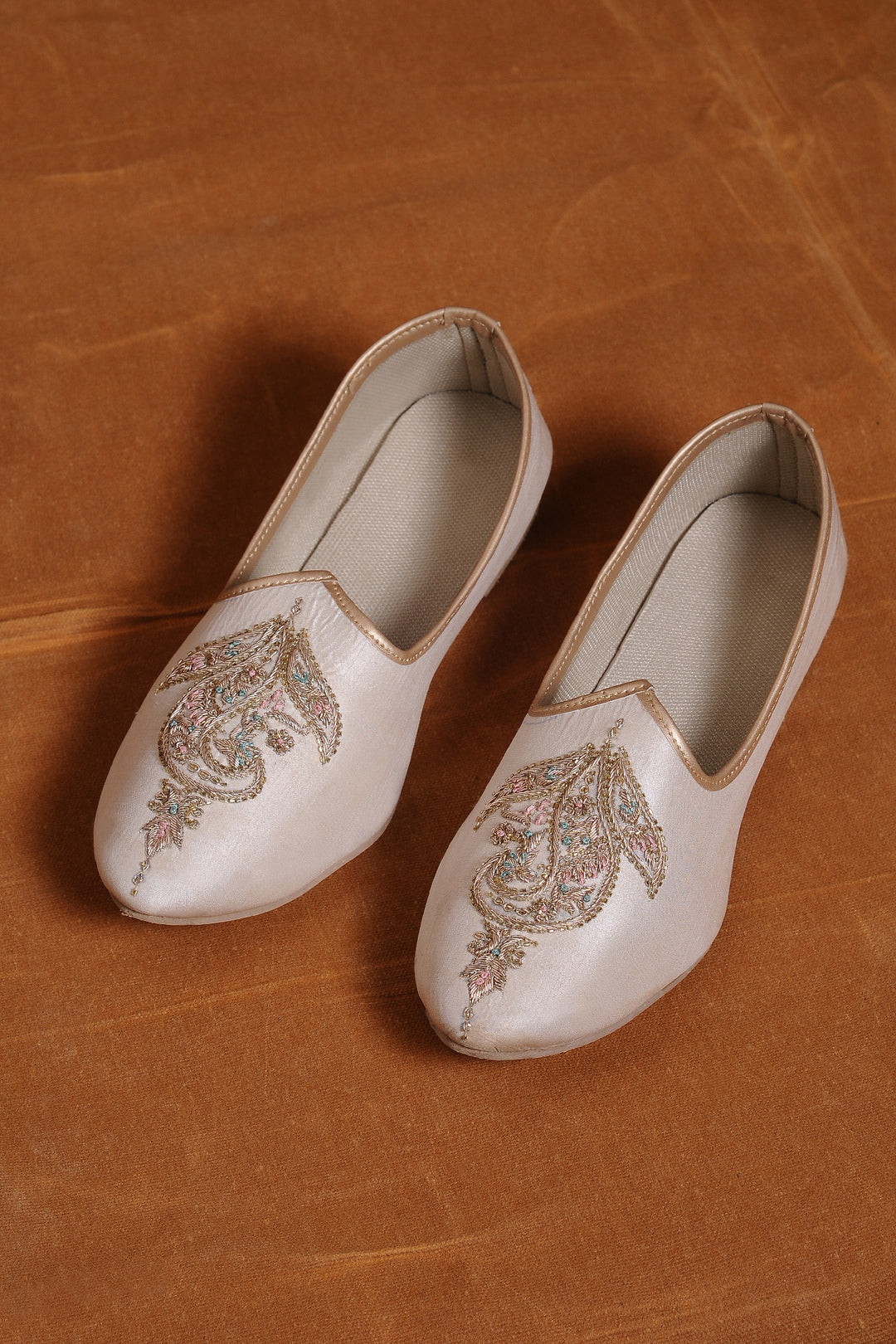 Blush Pink Tafetta Silk Embroidered Sherwani With A Monga Tussar Kurta And Cotton Lycra Trouser