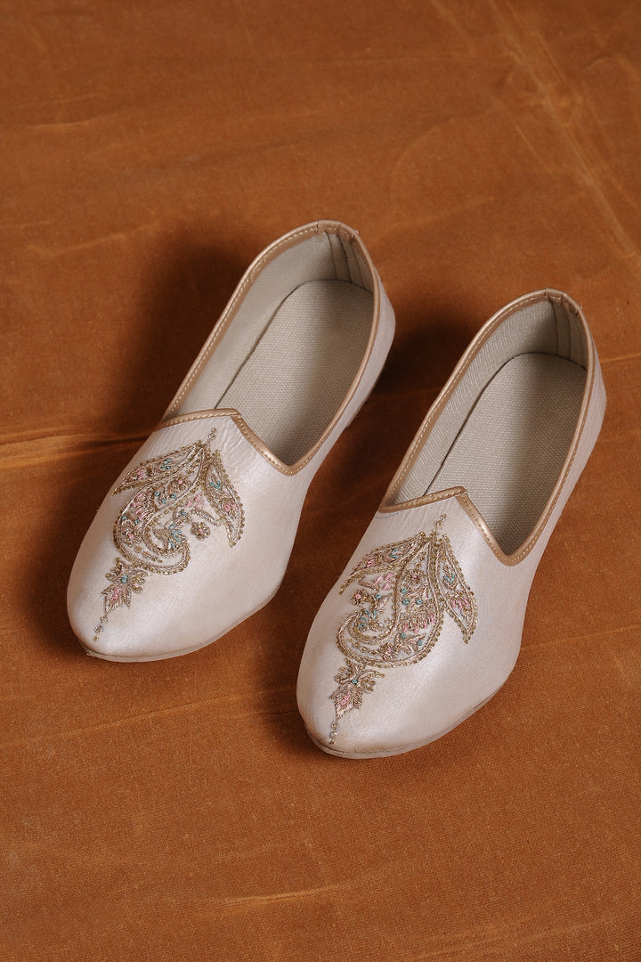 Blush Pink Tafetta Silk Embroidered Sherwani With A Monga Tussar Kurta And Cotton Lycra Trouser