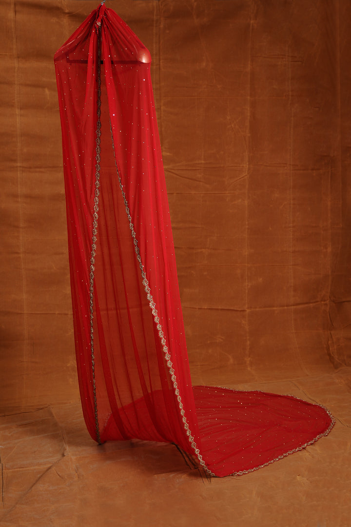 Scarlet Murki Lehenga