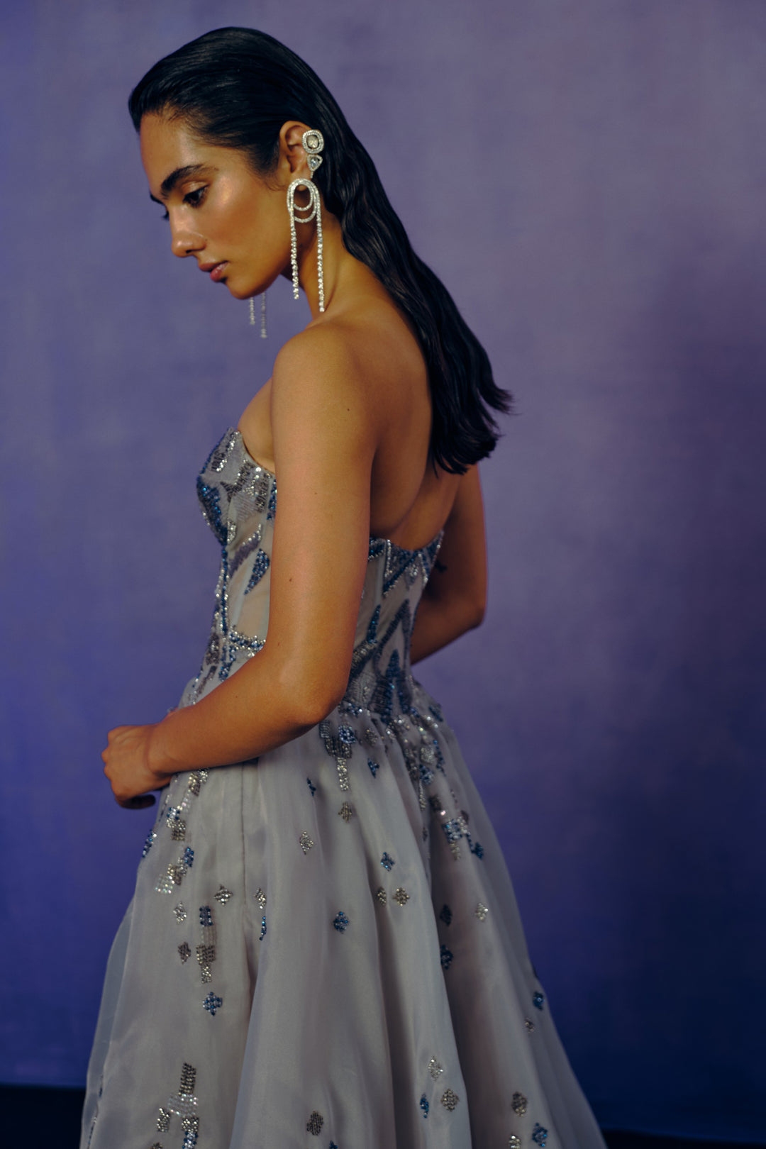 Smoked Stardust Ball Gown