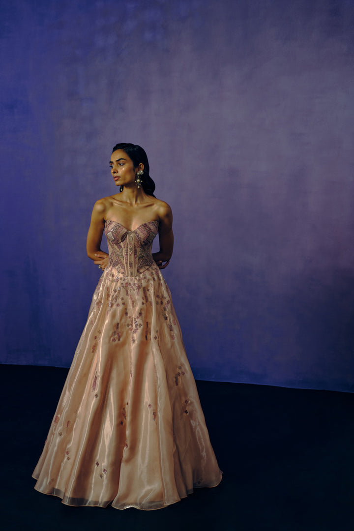 Sunlit Bloom Ball Gown