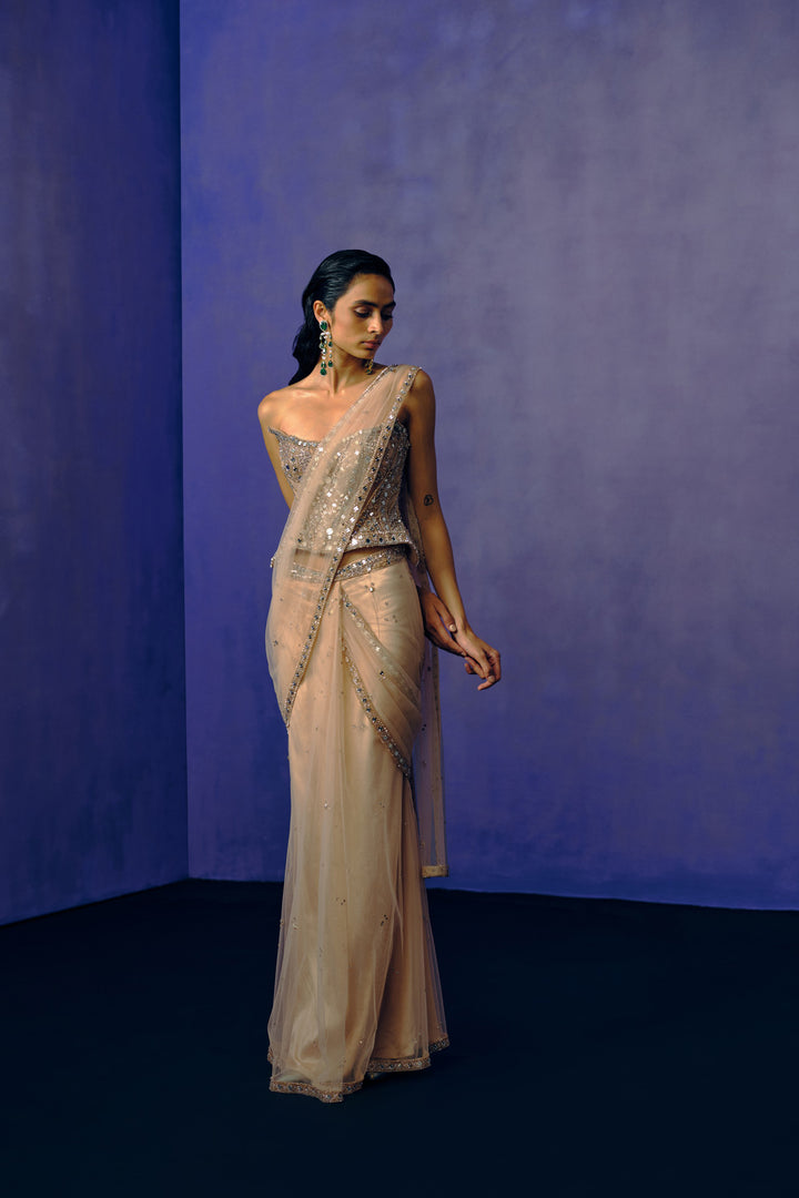 The Afterglow Drape Saree