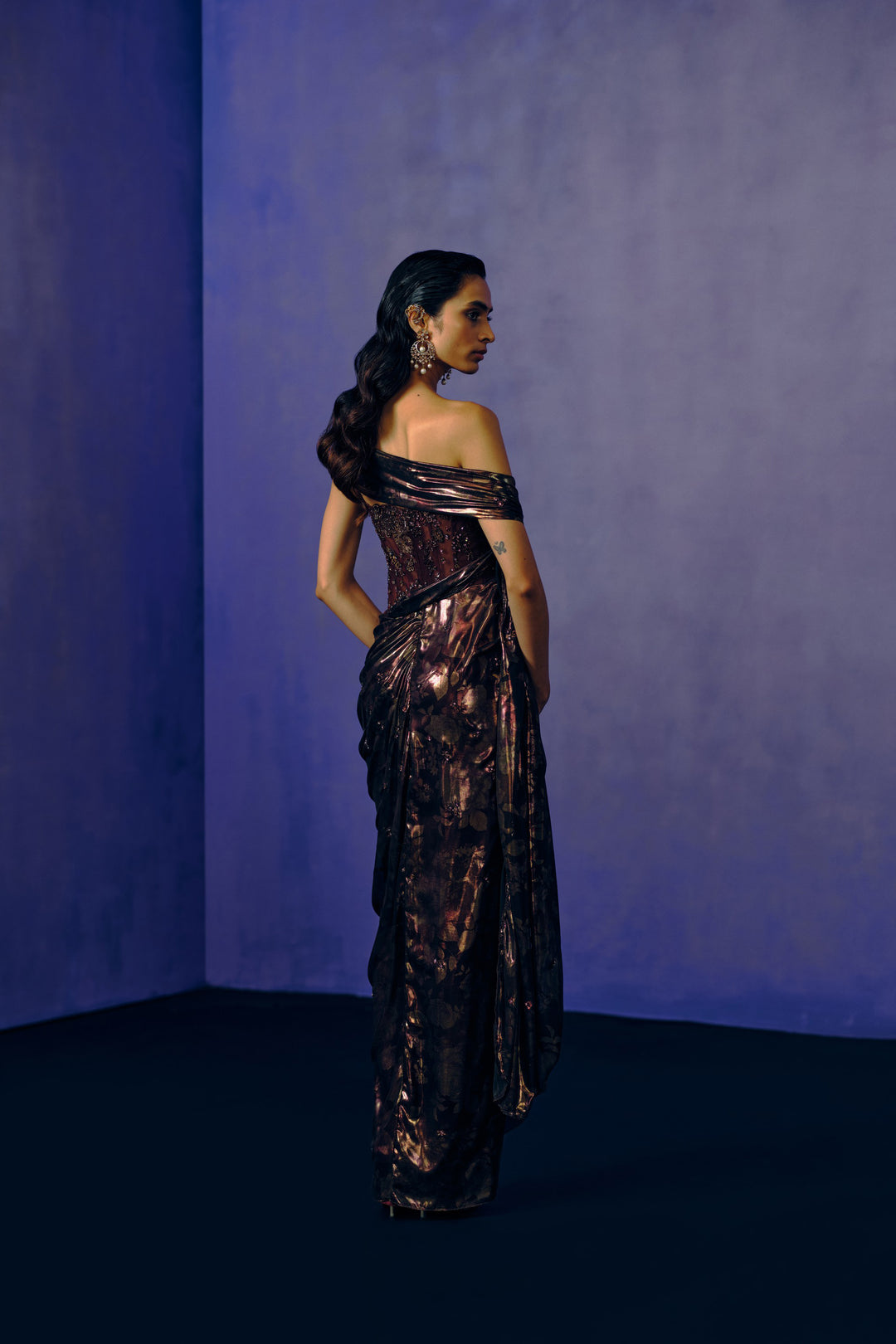 Smoked Bronze Evening Gown