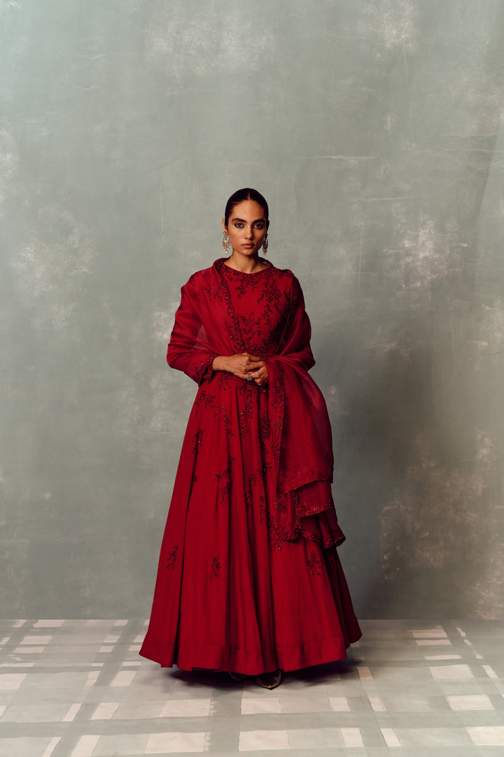 The Imperial Ruby Anarkali