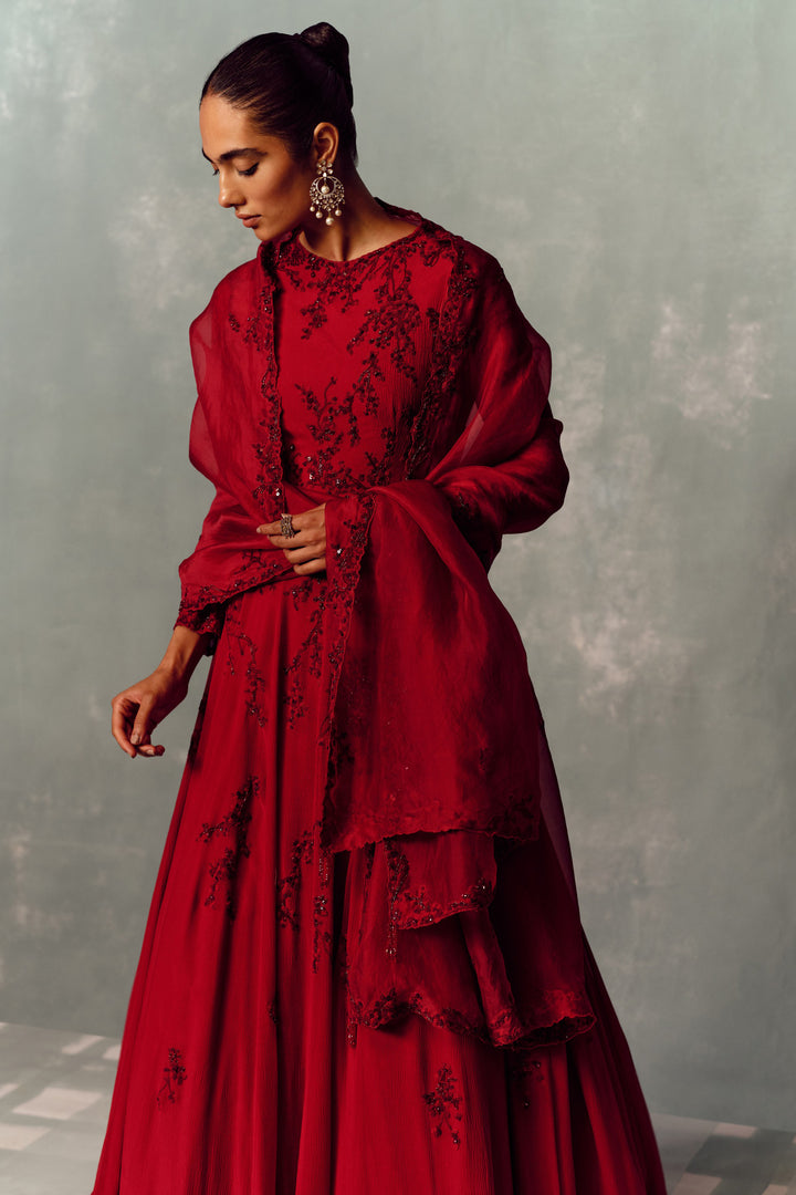 The Imperial Ruby Anarkali