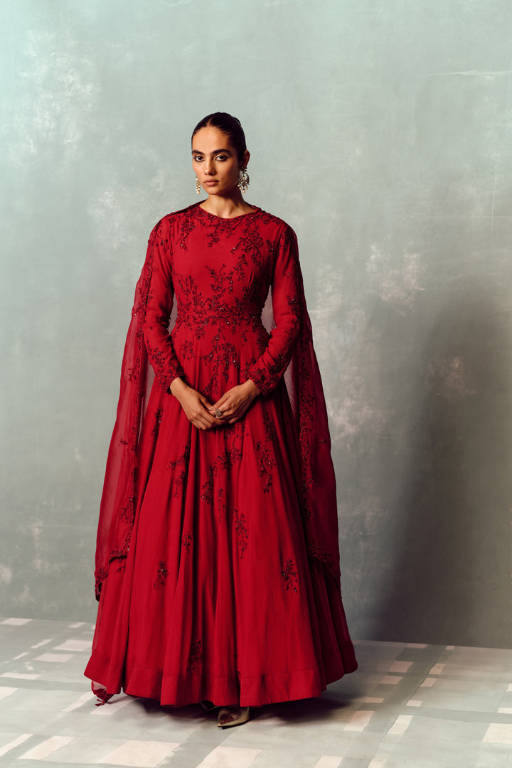 The Imperial Ruby Anarkali