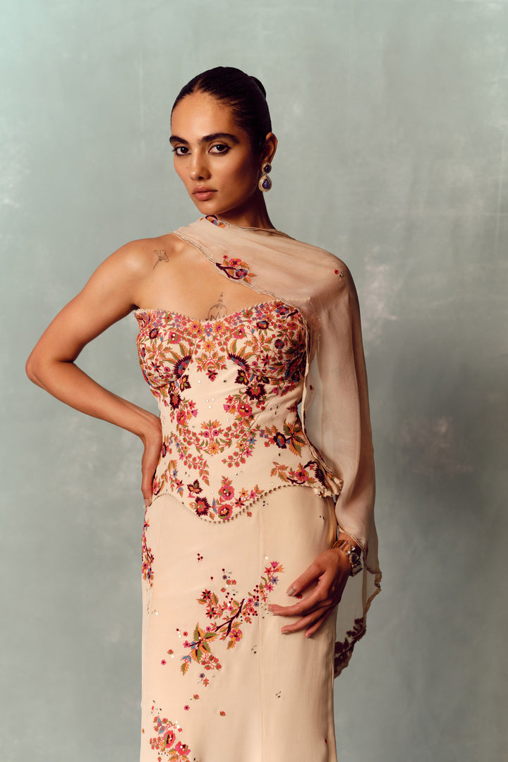 Alabaster Muse Corset And Skirt Set