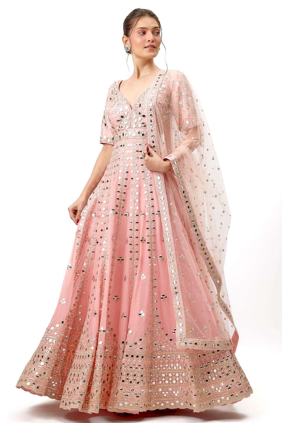 Aasmi Anarkali Set