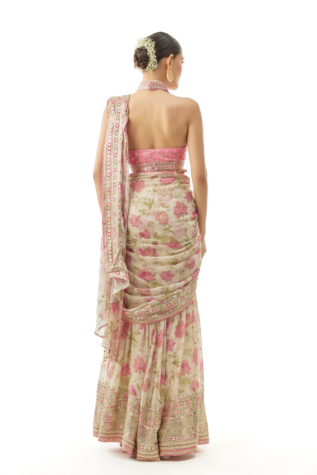 Pakhi Sharara Saree Set