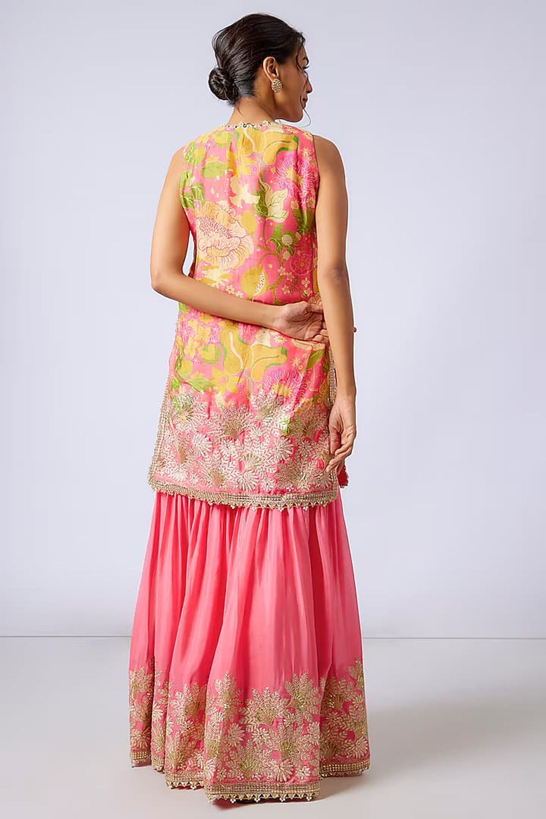 Kalki Sleeveless Sharara Set