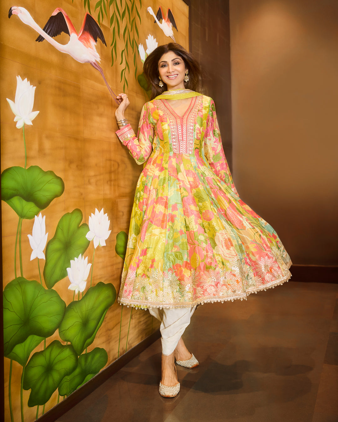 Nasreen Dhoti Set With Dupatta